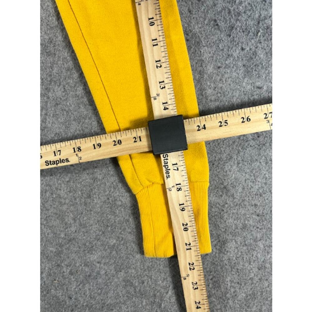Gymshark Fitness Crop Crewneck Sweatshirt Womens Small Yellow Gym Athleisure - Picture 11 of 11